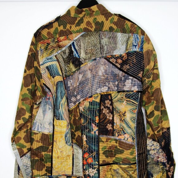 SS17 DRIES VAN NOTEN PATCHWORK SHIRT JACKET 48 - Picture 3 of 16